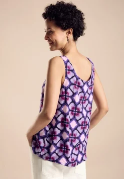 Street One Shirts*Blusentop mit Print bellflower lilac