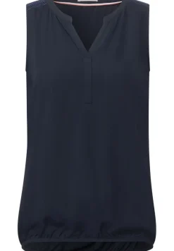 Cecil Shirts*Blusentop mit Schulterdetail deep blue