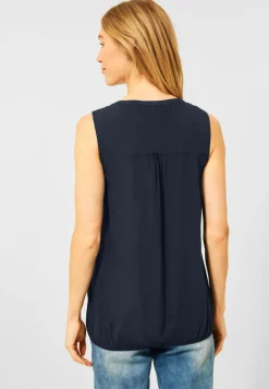 Cecil Shirts*Blusentop mit Schulterdetail deep blue