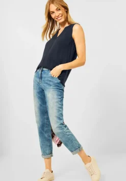 Cecil Shirts*Blusentop mit Schulterdetail deep blue