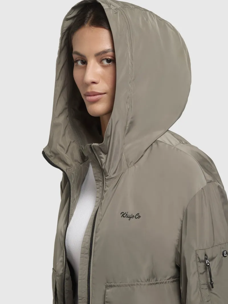 Khujo Jacken*Bomberjacke Anov graugrün