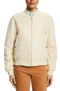 Esprit Jacken*Bomberjacke aus Satin sand