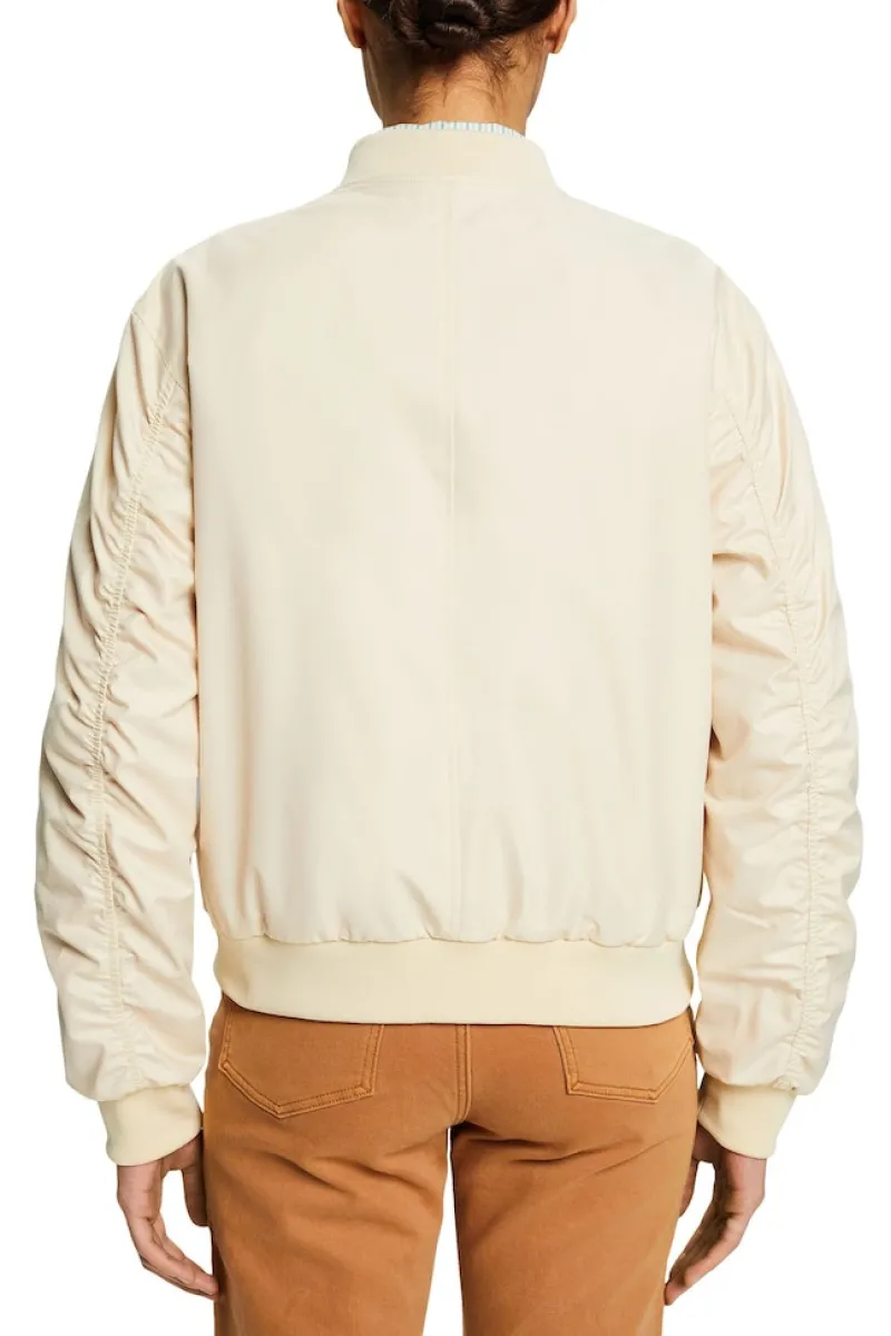 Esprit Jacken*Bomberjacke aus Satin sand