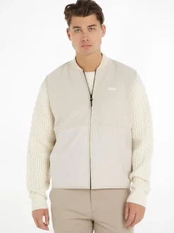 Calvin Klein Westen|Big Boys*BONDED FLEECE VEST stony beige