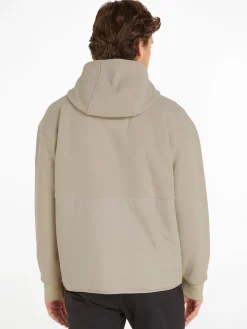 Calvin Klein Pullover & Sweatshirts|Big Boys*BONDED FLEECE ZIP HOODED JACKET stony beige