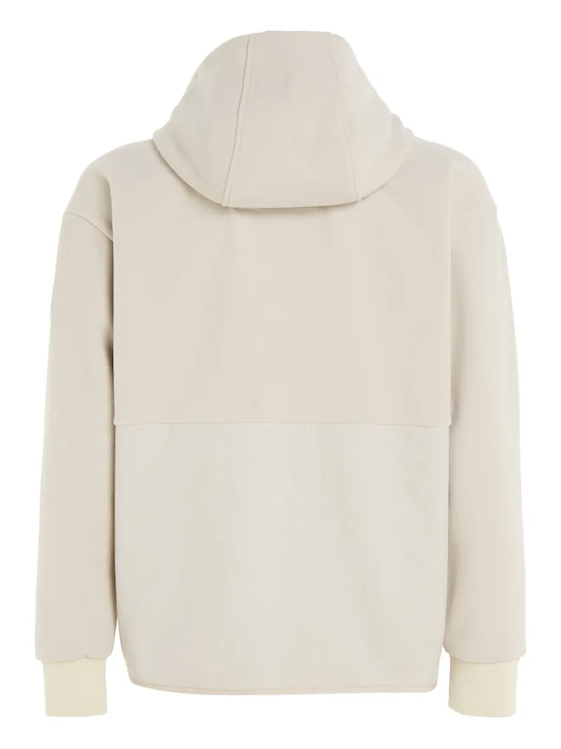 Calvin Klein Pullover & Sweatshirts|Big Boys*BONDED FLEECE ZIP HOODED JACKET stony beige