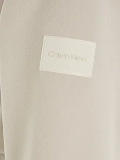 Calvin Klein Pullover & Sweatshirts|Big Boys*BONDED FLEECE ZIP HOODED JACKET stony beige