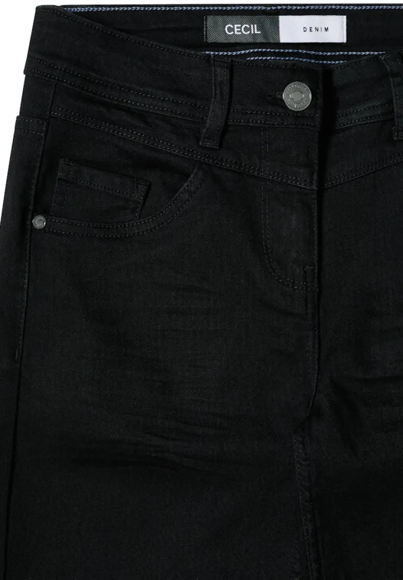 Cecil Jeans*Bootcut Jeans Black