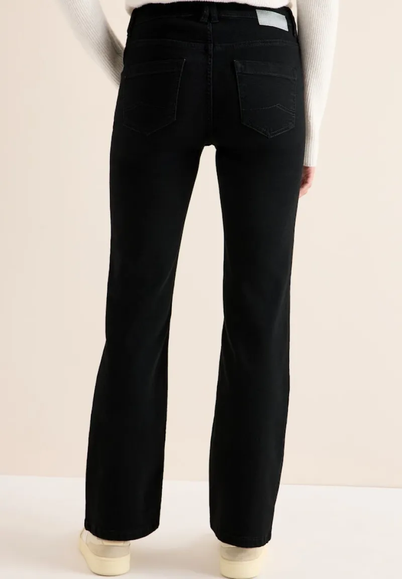 Cecil Jeans*Bootcut Jeans Black