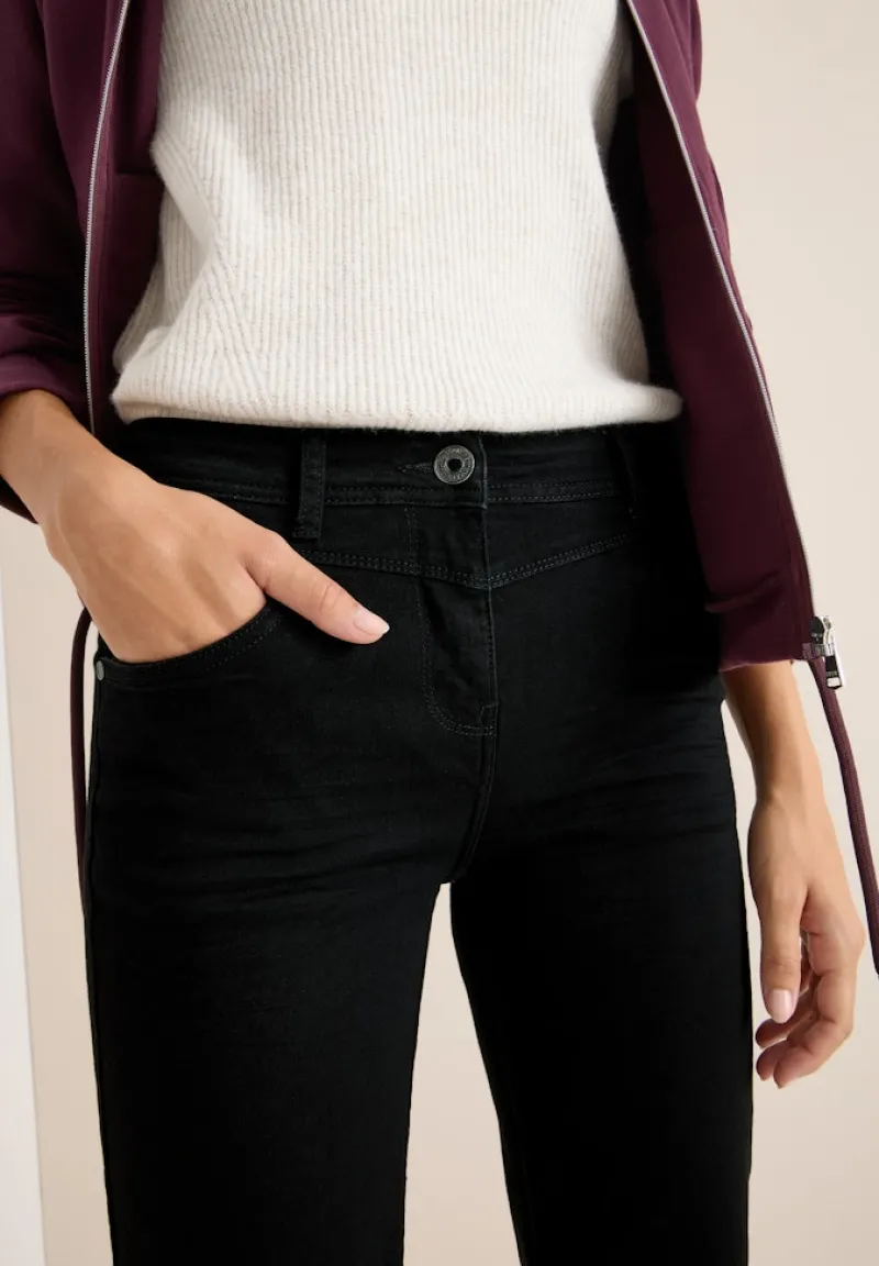 Cecil Jeans*Bootcut Jeans Black