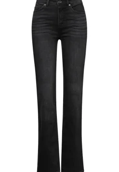 STREET ONE STUDIO Jeans*Bootcut Jeans black soft wash