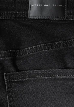 STREET ONE STUDIO Jeans*Bootcut Jeans black soft wash