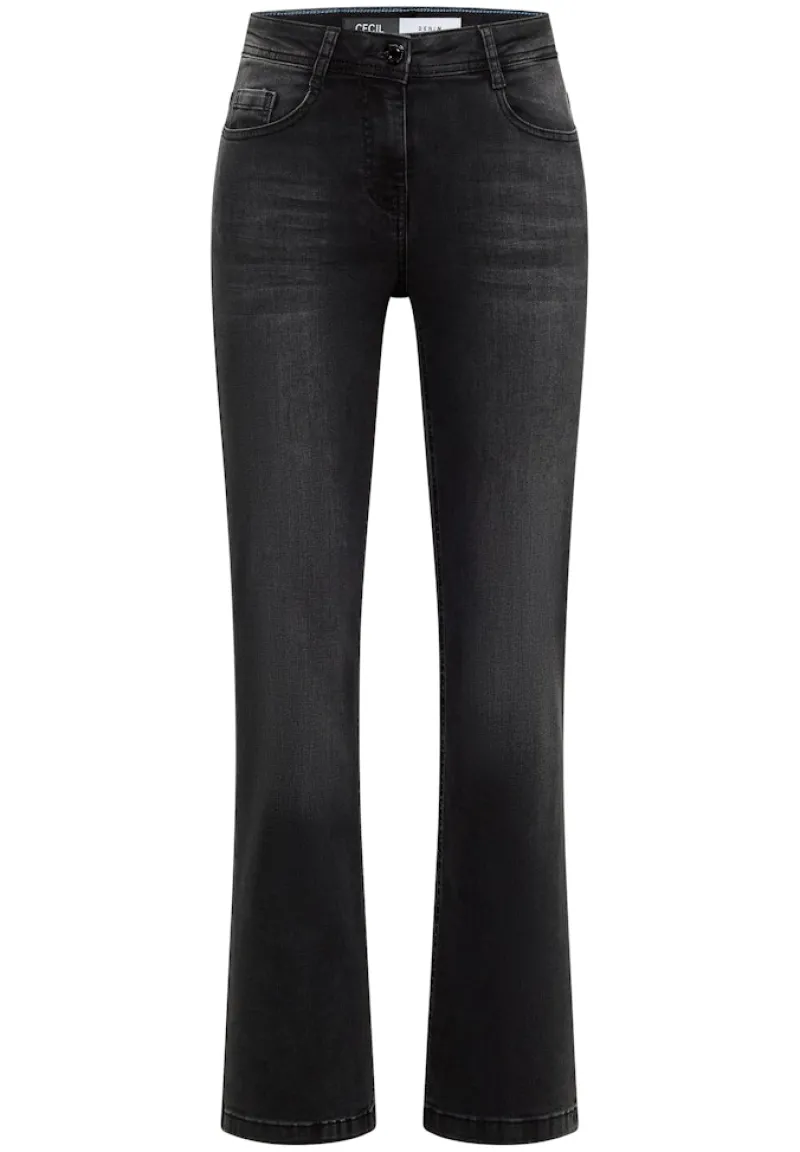 Cecil Jeans*Bootcut Jeans black washed