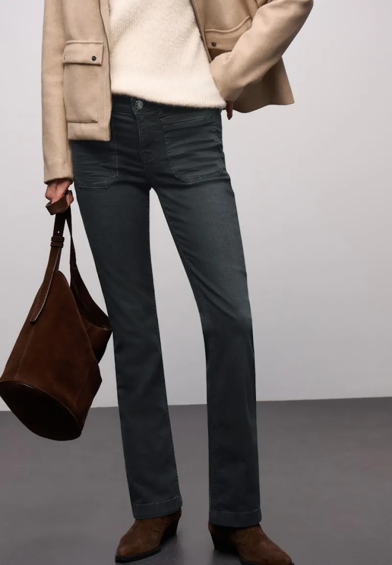 Street One Jeans*Bootcut Jeans blue black soft wash