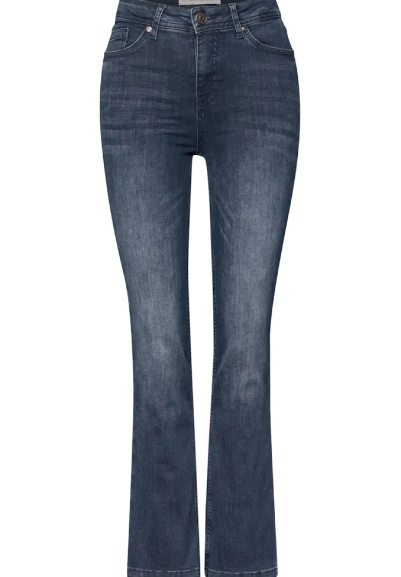 Street One Jeans*Bootcut Jeans blue black random washed