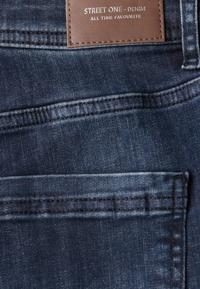 Street One Jeans*Bootcut Jeans blue black random washed