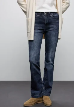 Street One Jeans*Bootcut Jeans blue black random washed