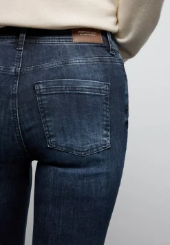 Street One Jeans*Bootcut Jeans blue black random washed