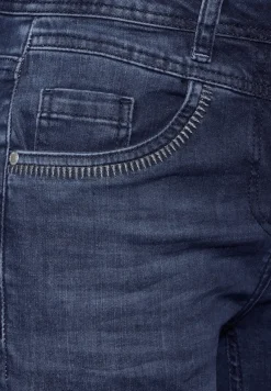 Cecil Jeans*Bootcut Jeans dark blue wash