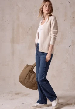 Cecil Jeans*Bootcut Jeans dark blue wash