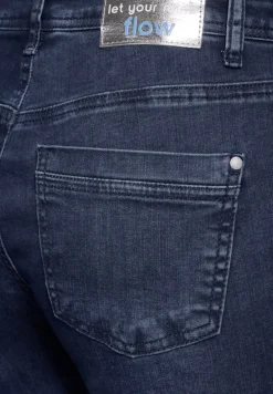 Cecil Jeans*Bootcut Jeans dark blue wash