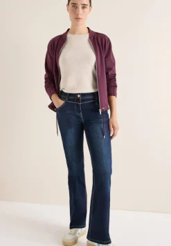 Cecil Jeans*Bootcut Jeans dark blue wash