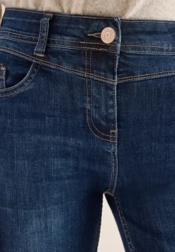 Cecil Jeans*Bootcut Jeans dark blue wash