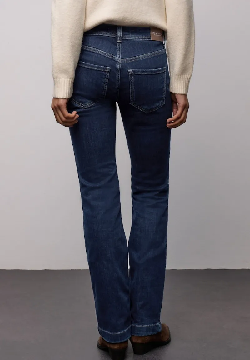 Street One Jeans*Bootcut Jeans dark blue washed