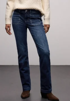 Street One Jeans*Bootcut Jeans dark blue washed