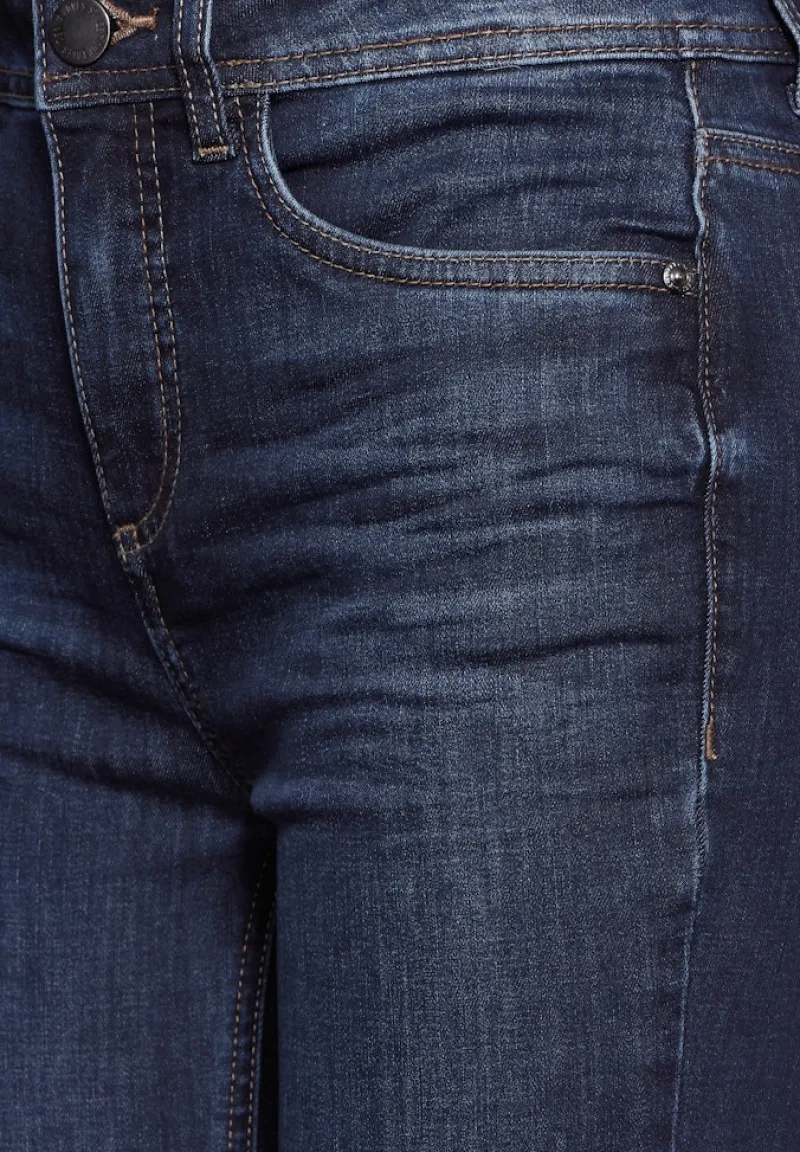 Street One Jeans*Bootcut Jeans dark indigo slightly washed