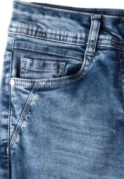 Cecil Jeans*Bootcut Jeans mid blue wash