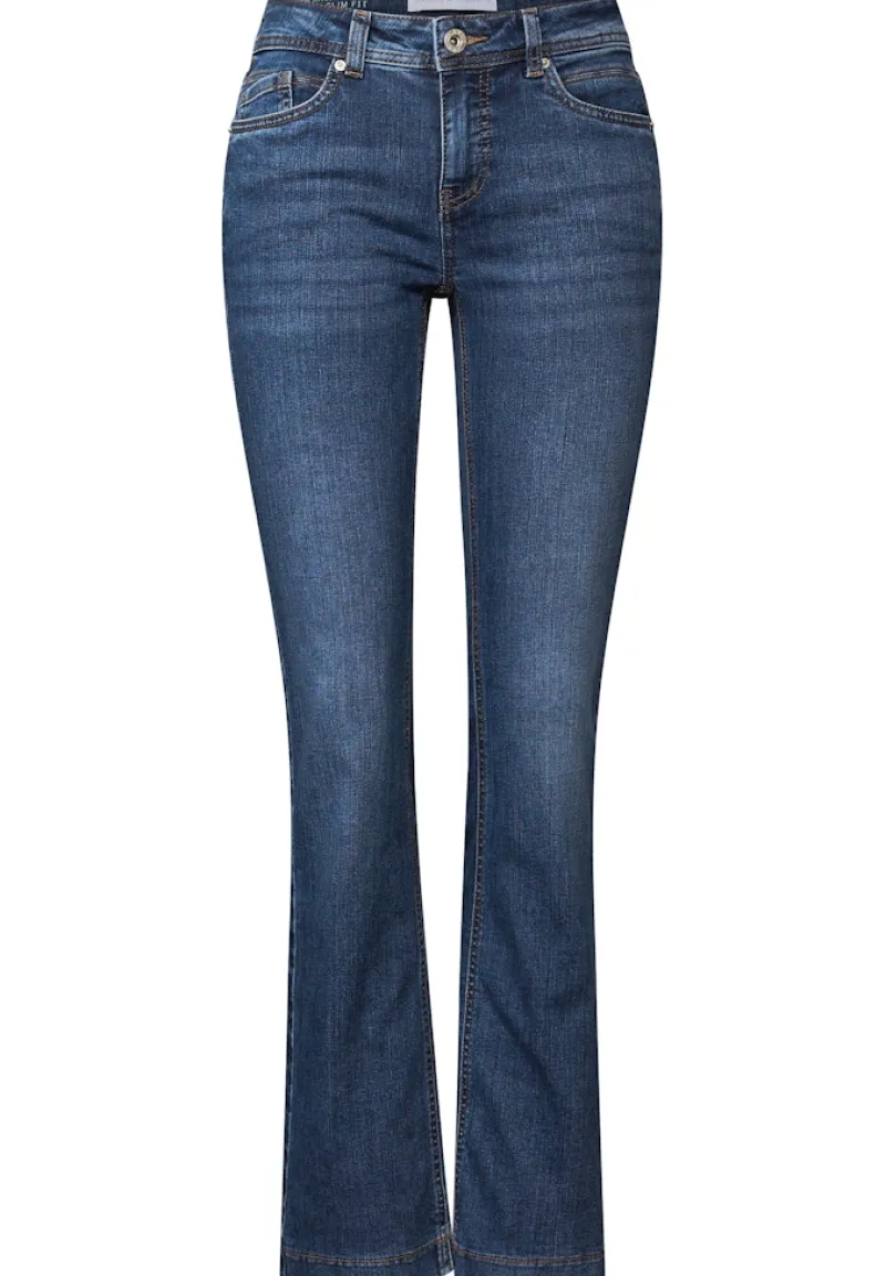 Street One Jeans*Bootcut Jeans soft mid blue washed
