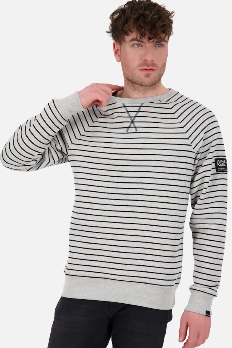 Alife & Kickin Pullover & Sweatshirts|Big Boys*BorisAK Z Sweatshirt cloudy melange