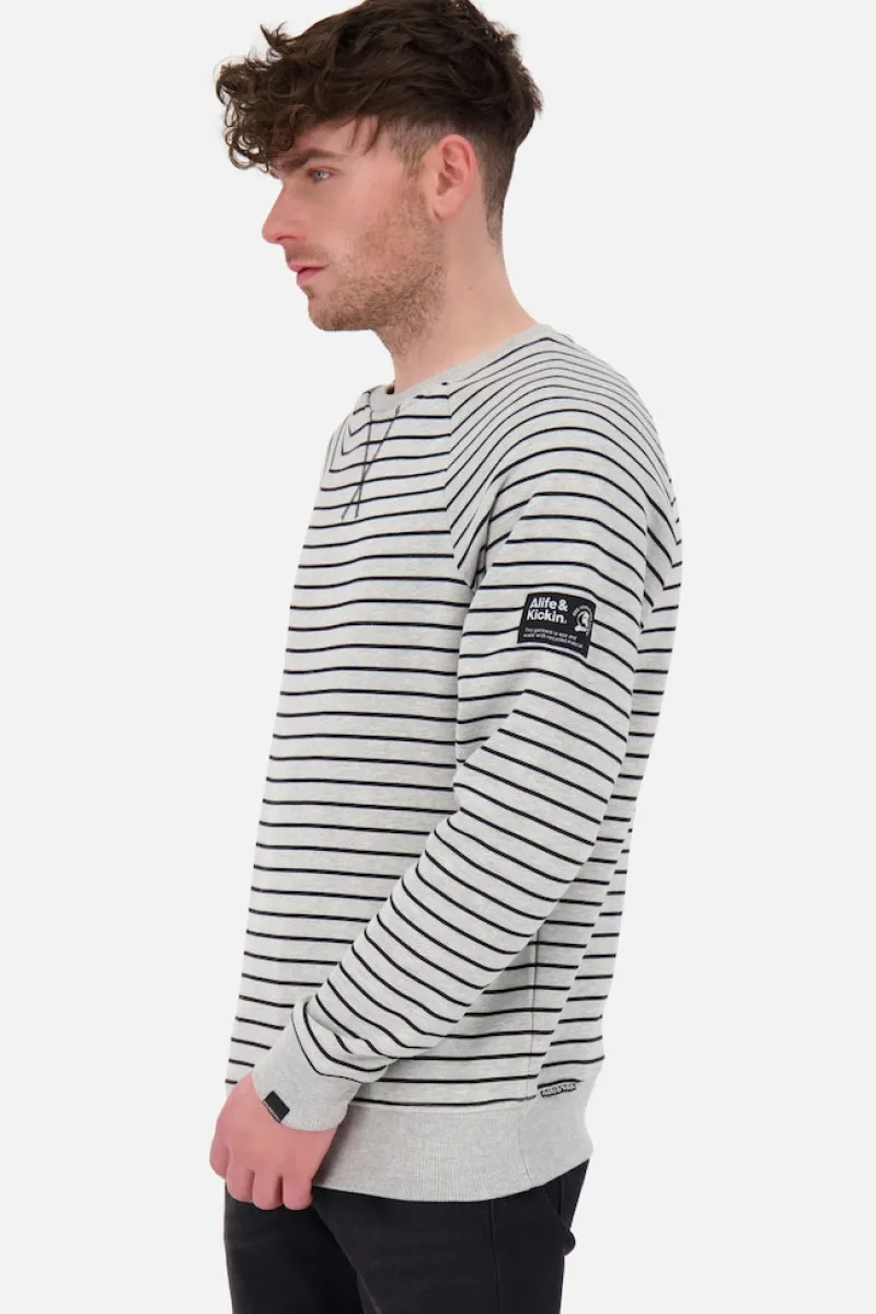 Alife & Kickin Pullover & Sweatshirts|Big Boys*BorisAK Z Sweatshirt cloudy melange