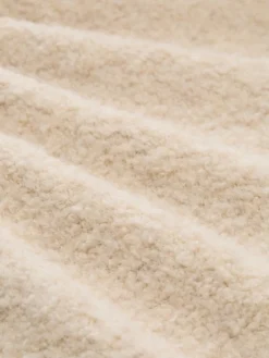 Tom Tailor Pullover & Sweatshirts*Bouclé Cardigan mit Wollanteil sand stone beige melange