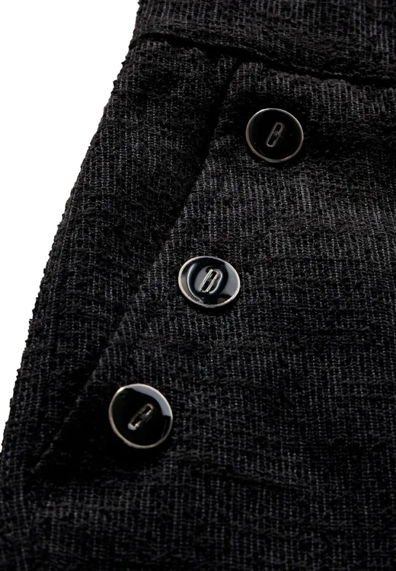 Street One Hosen*Bouclé Hose Black