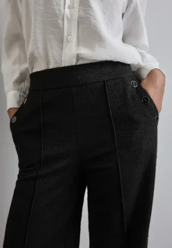Street One Hosen*Bouclé Hose Black