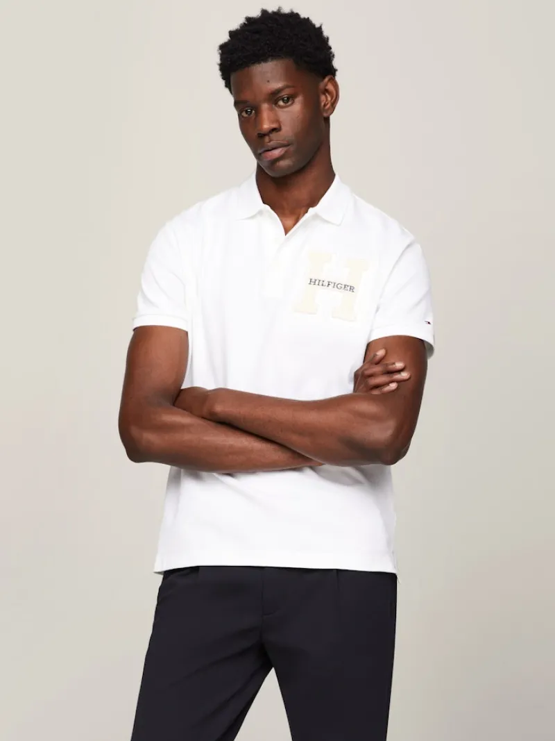 Tommy Hilfiger Shirts|Big Boys*BOUCLE H EMBRO REG POLO white