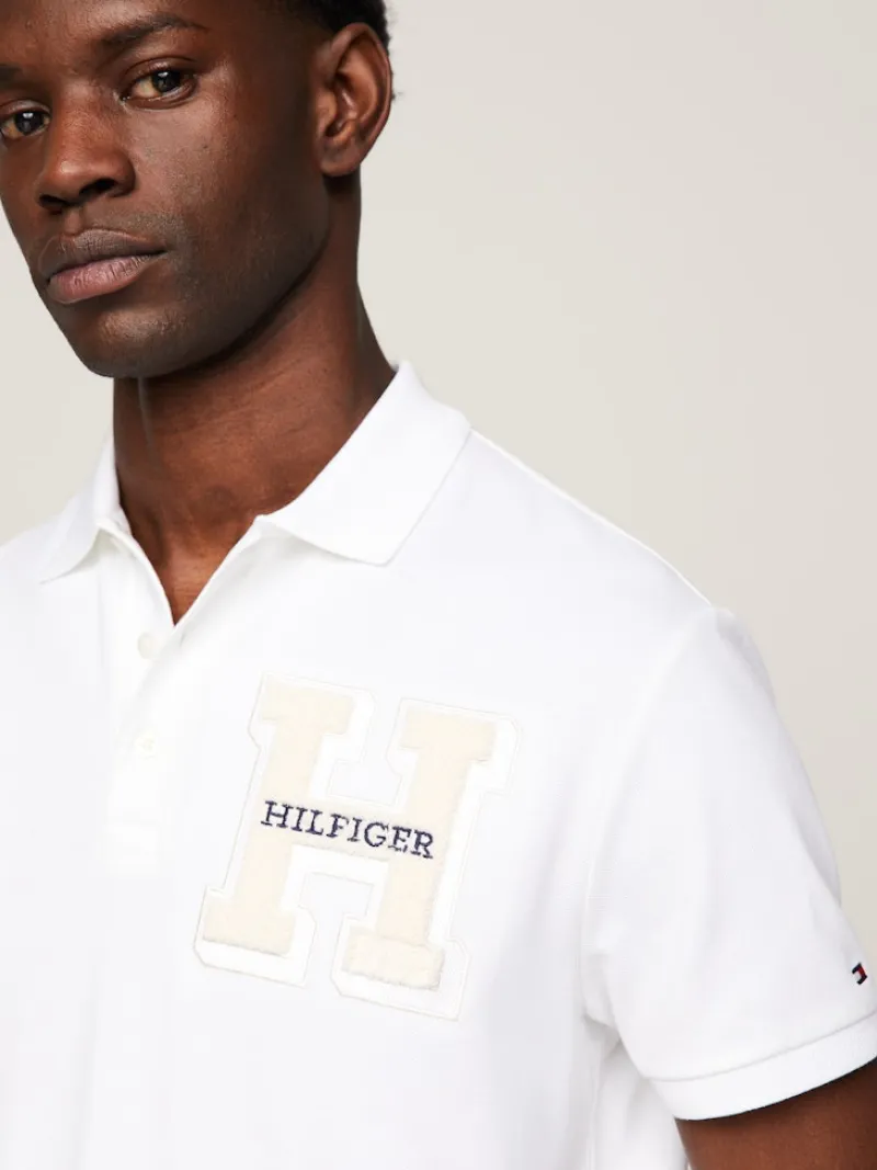Tommy Hilfiger Shirts|Big Boys*BOUCLE H EMBRO REG POLO white