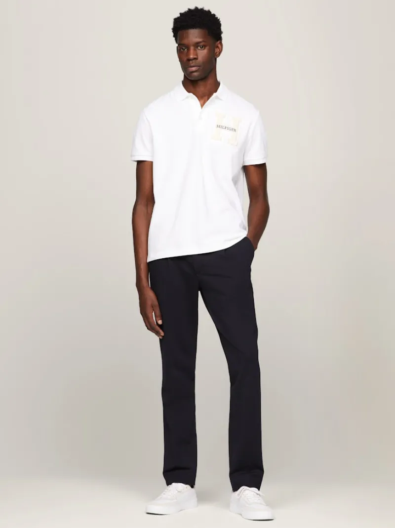 Tommy Hilfiger Shirts|Big Boys*BOUCLE H EMBRO REG POLO white