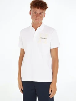 Tommy Hilfiger Shirts|Big Boys*BOUCLE H EMBRO REG POLO white