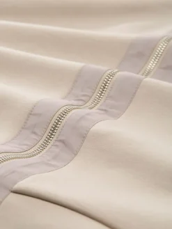 Tom Tailor Pullover & Sweatshirts*Boxy Fit Scuba Sweatjacke soft taupe grey