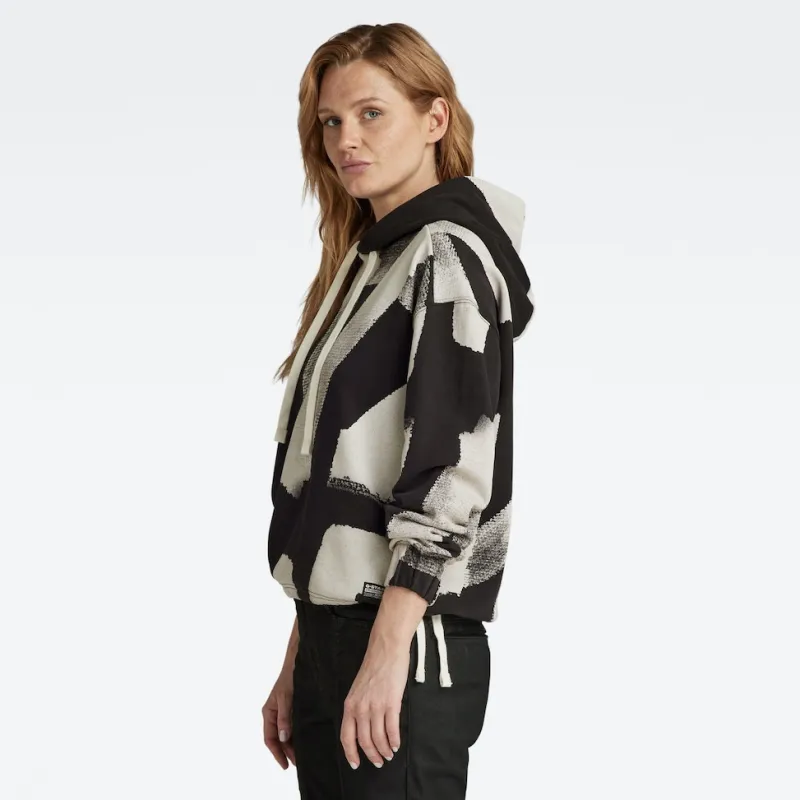 G-star Raw Pullover & Sweatshirts*Calligraphy ao loose hdd sw wmn dk black raw paint