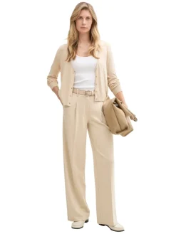 Tom Tailor Pullover & Sweatshirts*Cardigan mit V-Ausschnitt summer beige melange