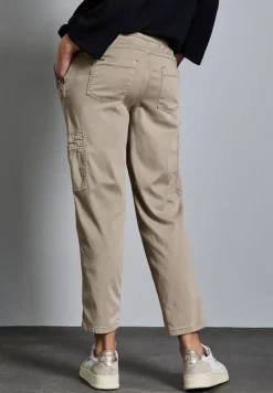 Street One Hosen*Cargo Hose buff grey