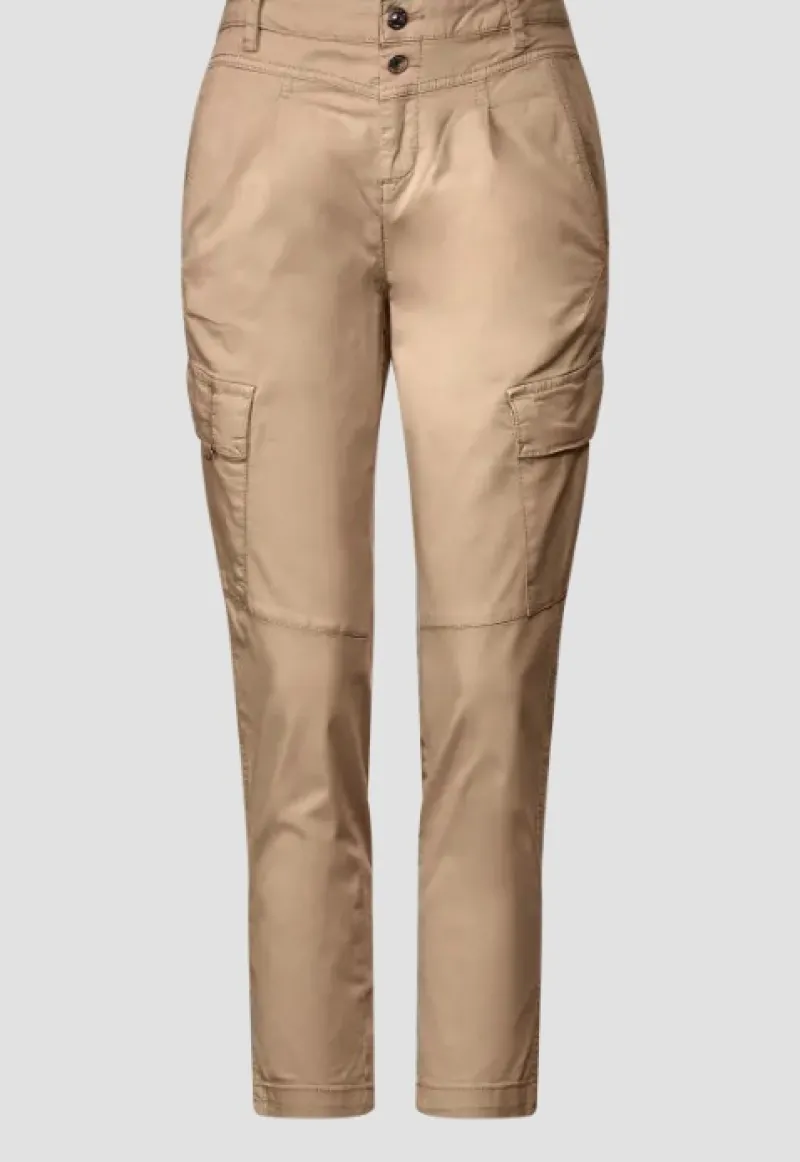 Street One Hosen*Cargo Mom Fit Hose Beige