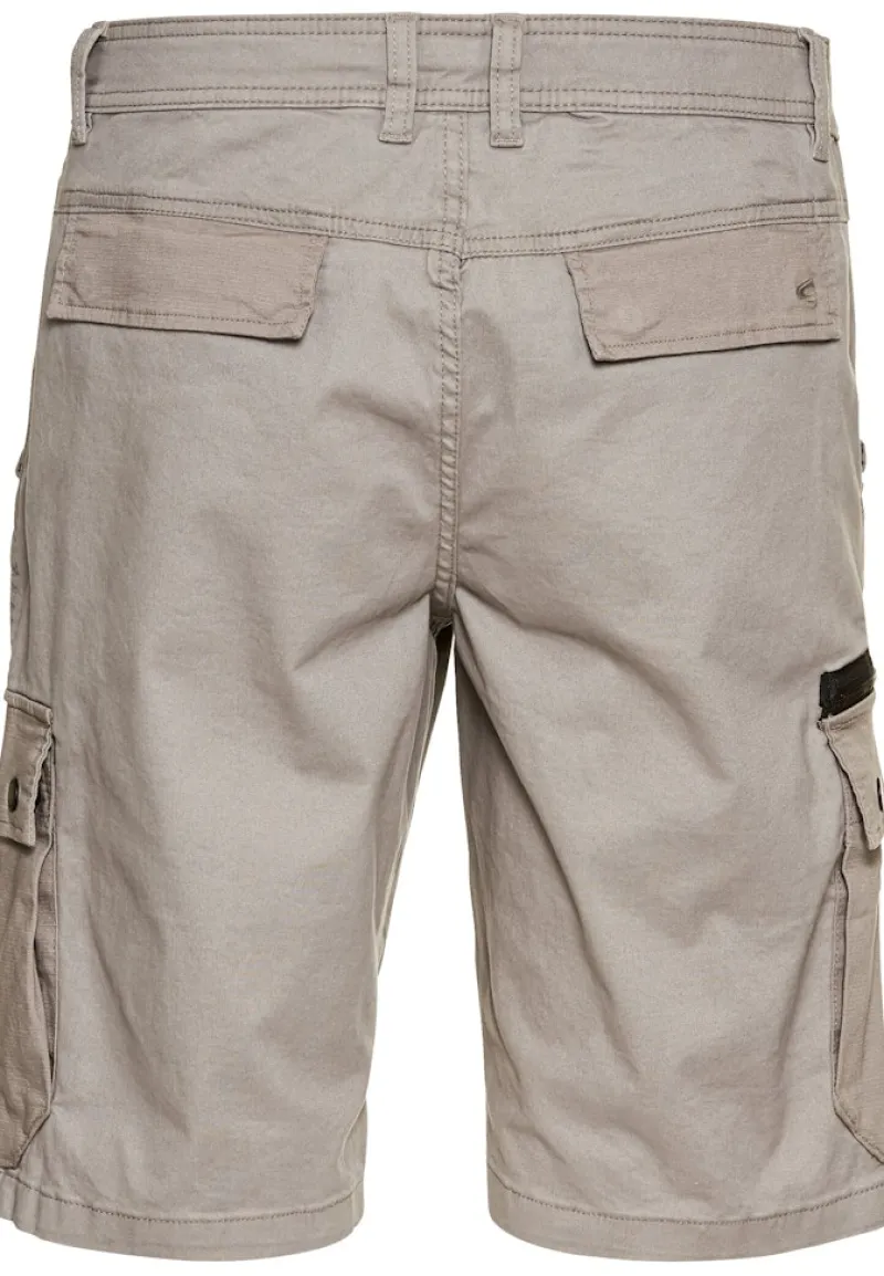 Camel Active Shorts|Big Boys*Cargo-Shorts mit Kordelzug und Stretch stone gray