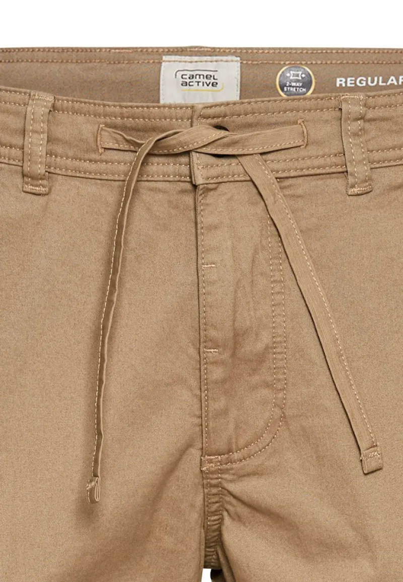 Camel Active Shorts|Big Boys*Cargo-Shorts mit Kordelzug und Stretch wood