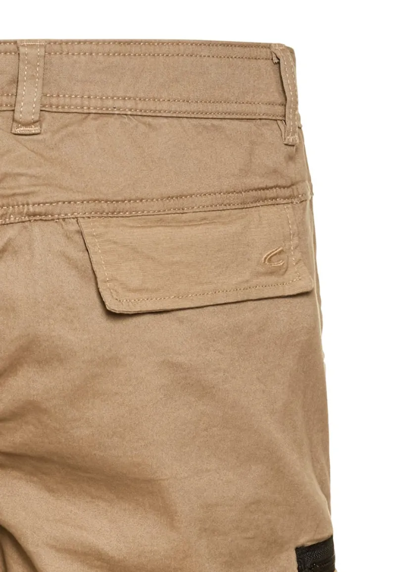 Camel Active Shorts|Big Boys*Cargo-Shorts mit Kordelzug und Stretch wood