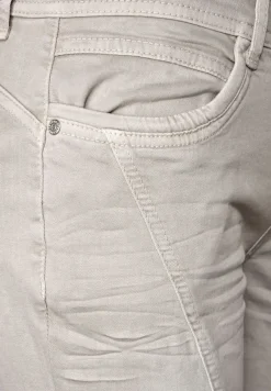 Street One Shorts*Casual Fit 3/4 Jeans light stone sand washed